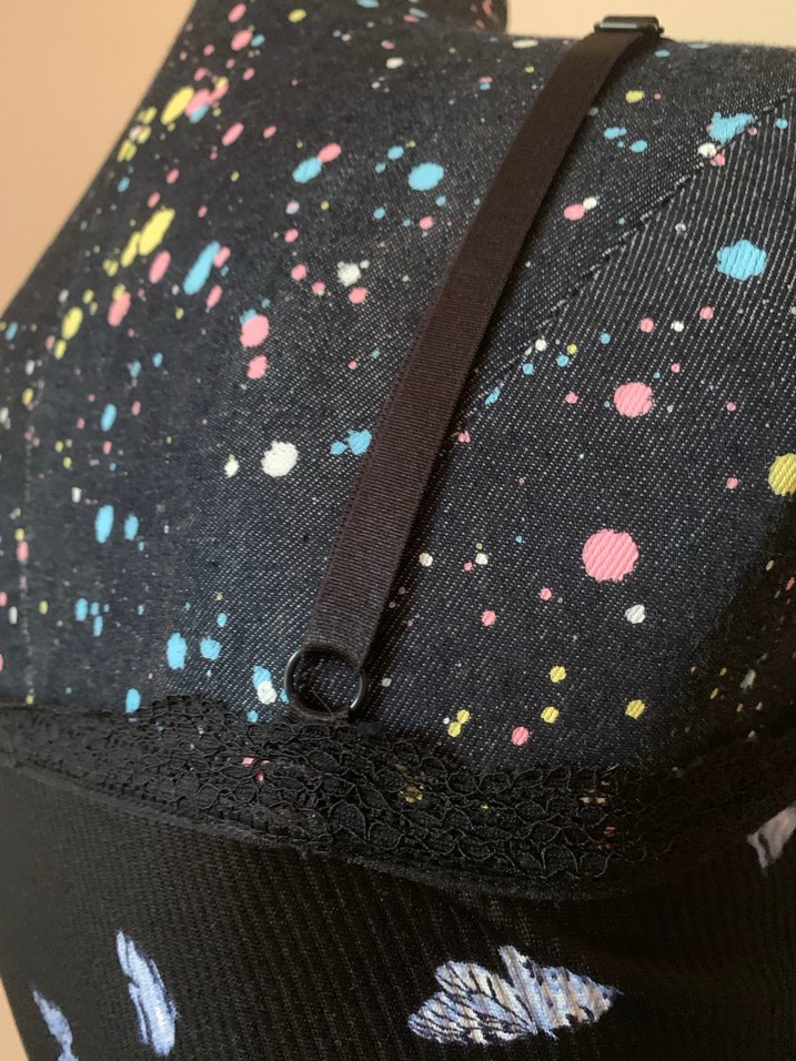 H&M Straplez Kelebek Desenli Kalem Elbise - Görsel 4