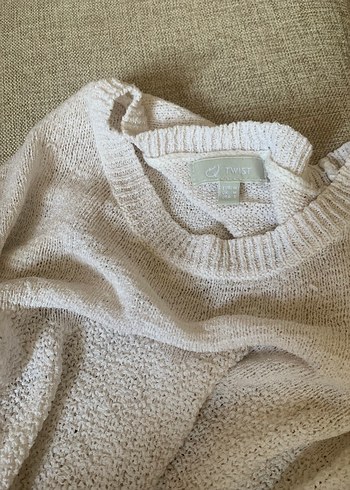 Beyaz Bohem Uzun Örgü Parça - Görsel 10