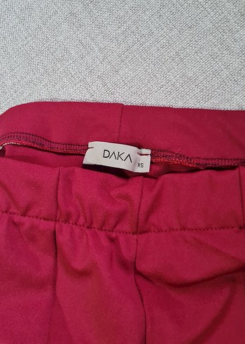 Kırmızı Kadın Pantolon - Görsel 2