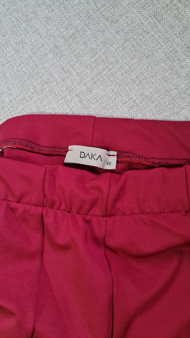 Kırmızı Kadın Pantolon - Görsel 2