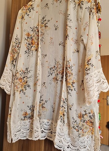 Dantel detaylı pareo - Görsel 2