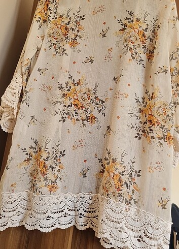 Dantel detaylı pareo - Görsel 6