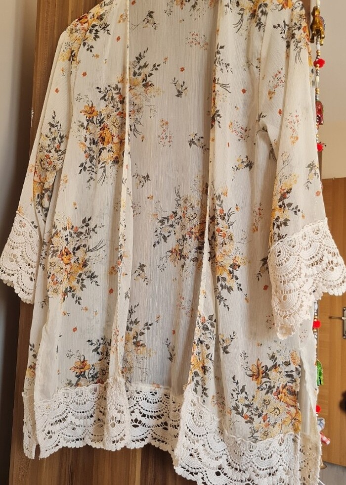 Dantel detaylı pareo - Görsel 2