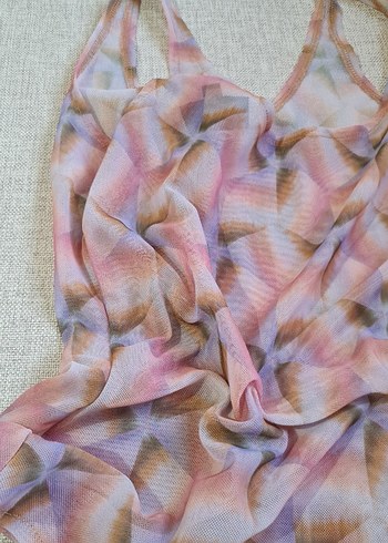 Tie Die Transparan Bluz - Görsel 5