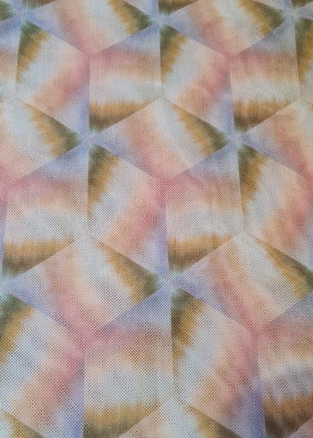 Tie Die Transparan Bluz - Görsel 3