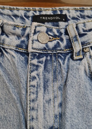 Boyfriend Jeans Denim Pantolon - Görsel 2