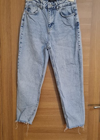 Boyfriend Jeans Denim Pantolon - Görsel 6