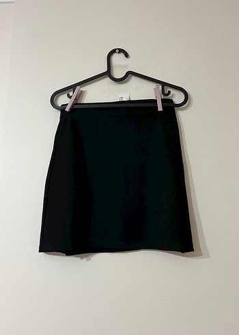 Siyah Mini Etek, Dar Kesim, Basic - Görsel 4