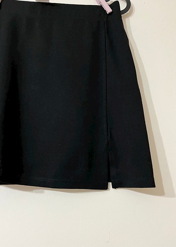 Siyah Mini Etek, Dar Kesim, Basic - Görsel 2