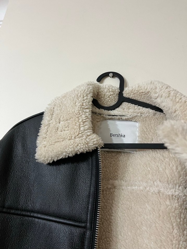 Kürklü Deri Kadın Mont - Görsel 4