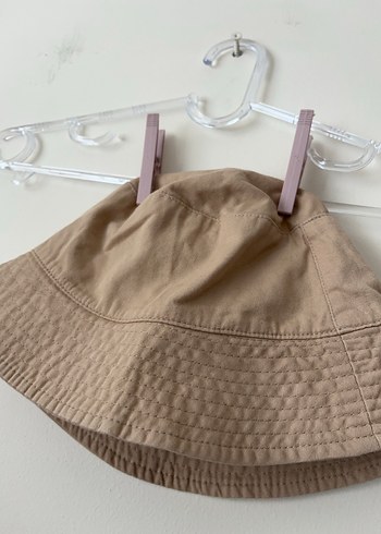 Bej Keten Bohem bucket Şapka - Görsel 4