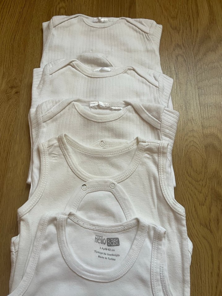 Beyaz Çocuk Atlet 5'li Paket - Görsel 2