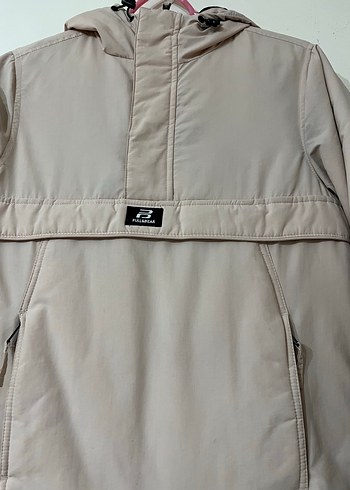 Kapüşonlu Fermuarlı Kadın Ceket kanguru - Görsel 2