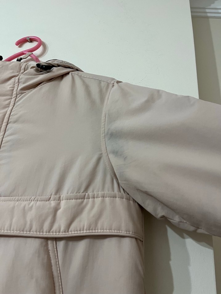 Kapüşonlu Fermuarlı Kadın Ceket kanguru - Görsel 4