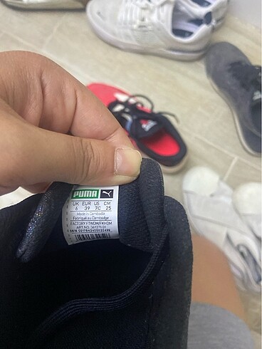 39 Beden siyah Renk Spor ayakkabı