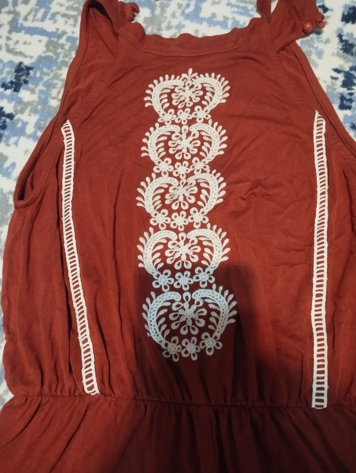 Nakışlı Bohem Kadın Tulum - Görsel 3