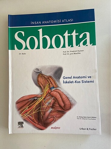 Sobotta İç Organlar ve Genel Anatomi Kitabı