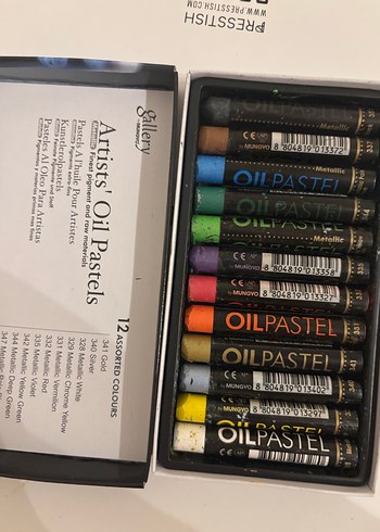  Beden Renk 12 Renkli Sanatsal Yağlı Pastel Boya Seti