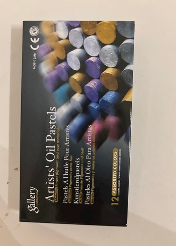 12 Renkli Sanatsal Yağlı Pastel Boya Seti