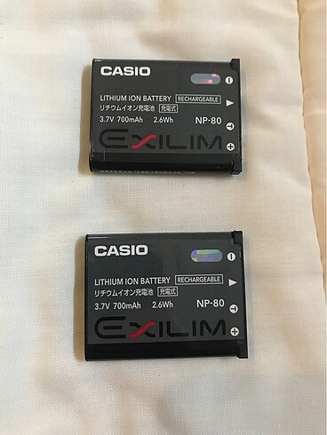 Casio Casio Kamera bataryaları