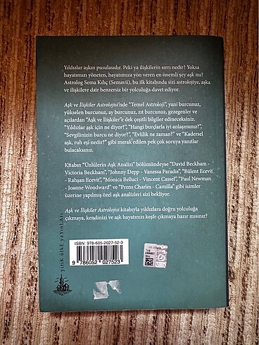 Aşk ve İlişkiler Astrolojisi Sema Kılıç kitap