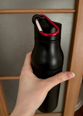 Hugo Siyah Termos Şişesi - Görsel 4