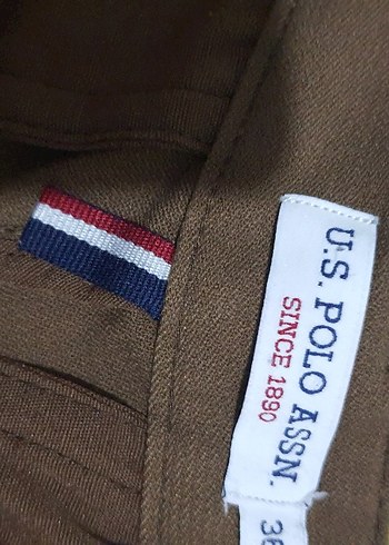 U.S Polo Assn. Kahverengi Bol Kesim cepli joger Pantolon