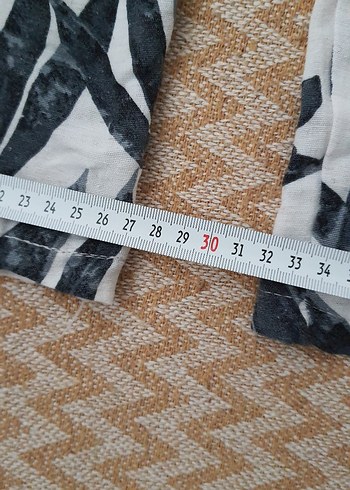 m Beden beyaz Renk Bohem Gri Baskılı pamuklu keten bol Pantolon