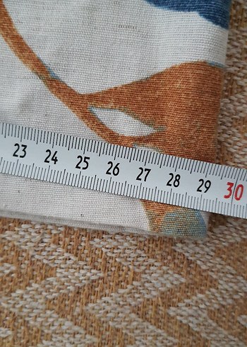 m Beden mavi Renk Desenli Salaş pamuklu keten Pantolon
