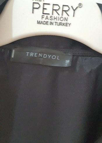 Siyah saten sabahlik - Görsel 4