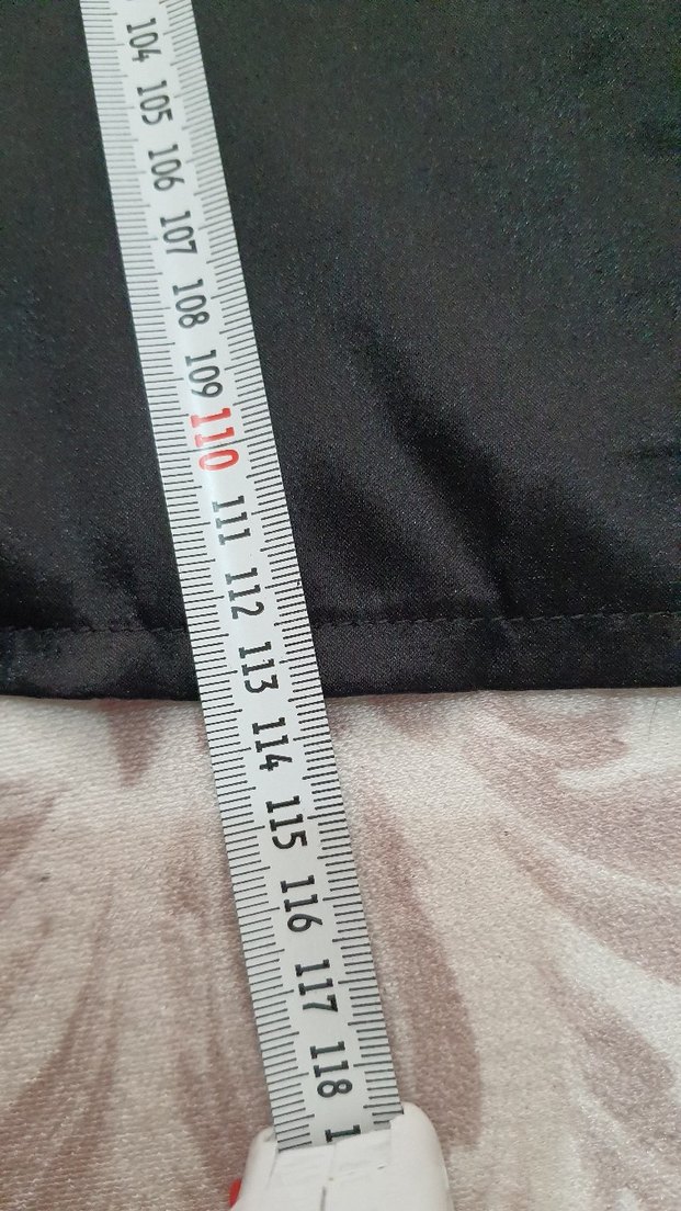 Siyah saten sabahlik - Görsel 5