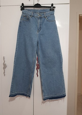 geniş paça palazzo kot pantolon