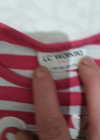 Kız Çocuk Çizgili Uzun Kollu Tişört - Görsel 3