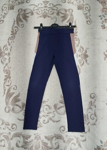 LCW Kids Lacivert Renk Bloklu Kız Tayt - Görsel 4