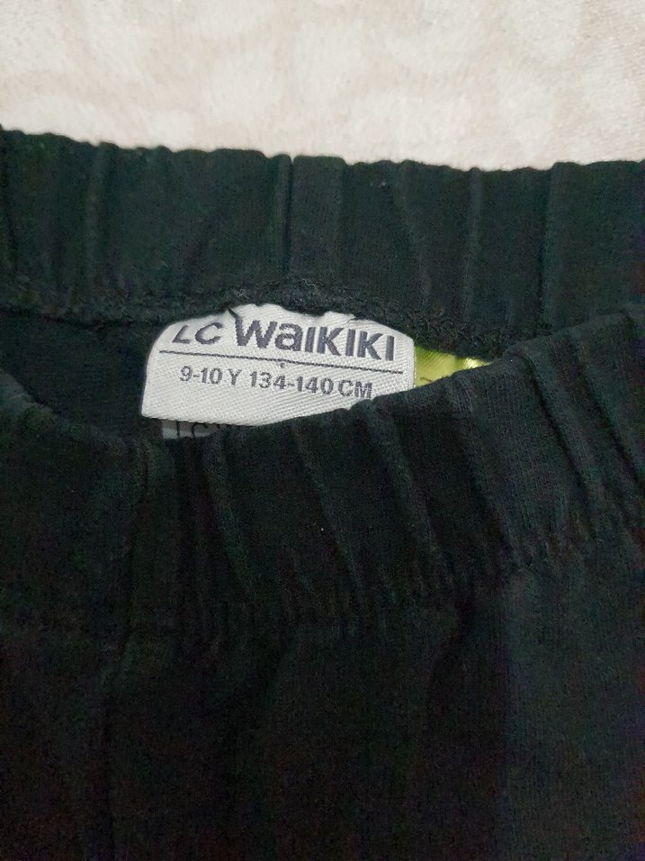 Kız Çocuk Pamuklu Baskılı Rahat Tayt - Görsel 5