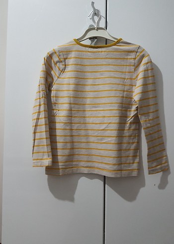 Kız Çocuk Çiçekli Uzun Kollu Tişört - Görsel 3