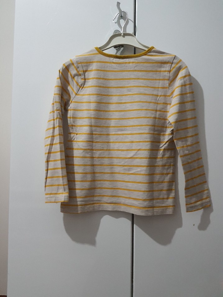 Kız Çocuk Çiçekli Uzun Kollu Tişört - Görsel 3