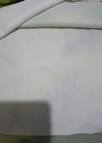 xl Beden yeşil Renk Yeşil Batik Desenli V Yaka Kadın Bluz