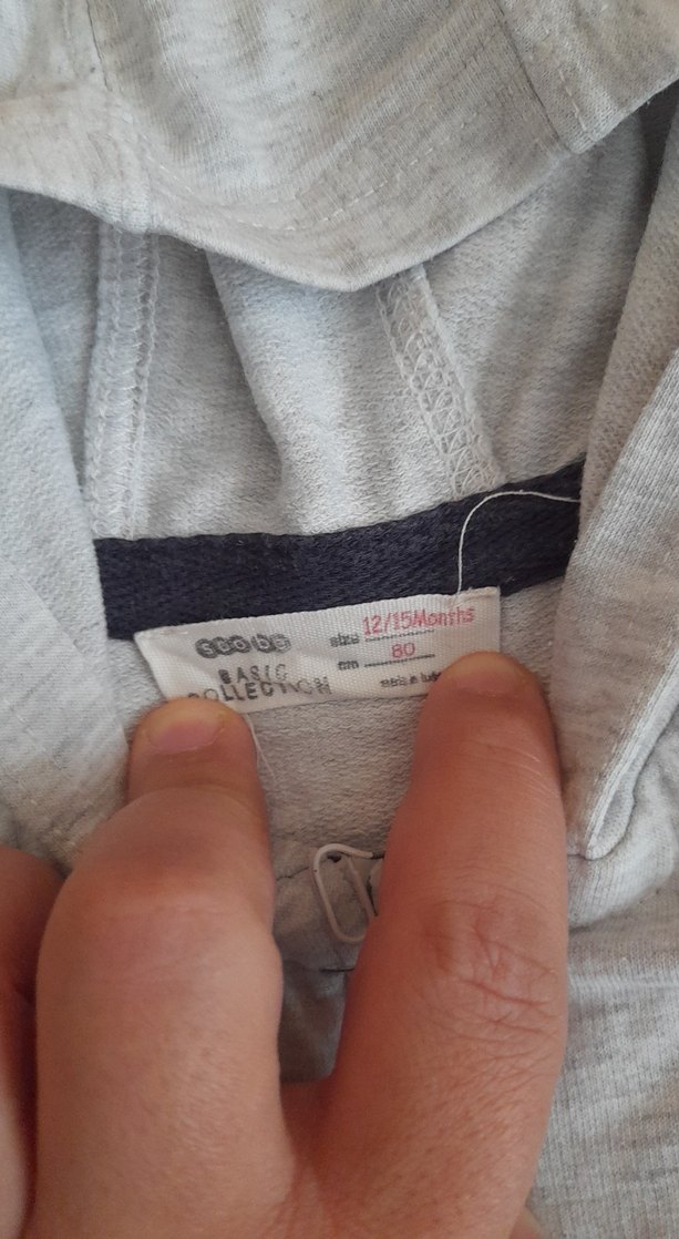 Kapüşonlu Gri Erkek Çocuk Sweatshirt - Görsel 4