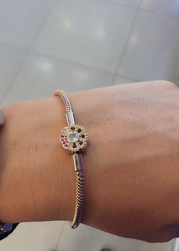 Minimalist Bohem Altın Renkli Bileklik 925 ayar gümüş - Görsel 2