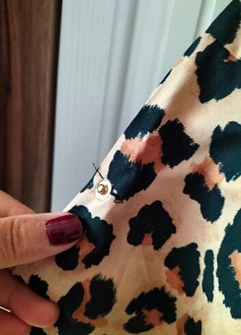xl Beden çeşitli Renk Leopar tunik