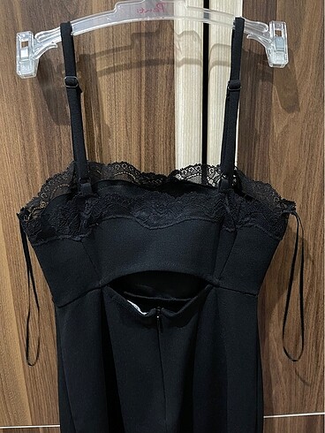Bershka siyah minj elbise