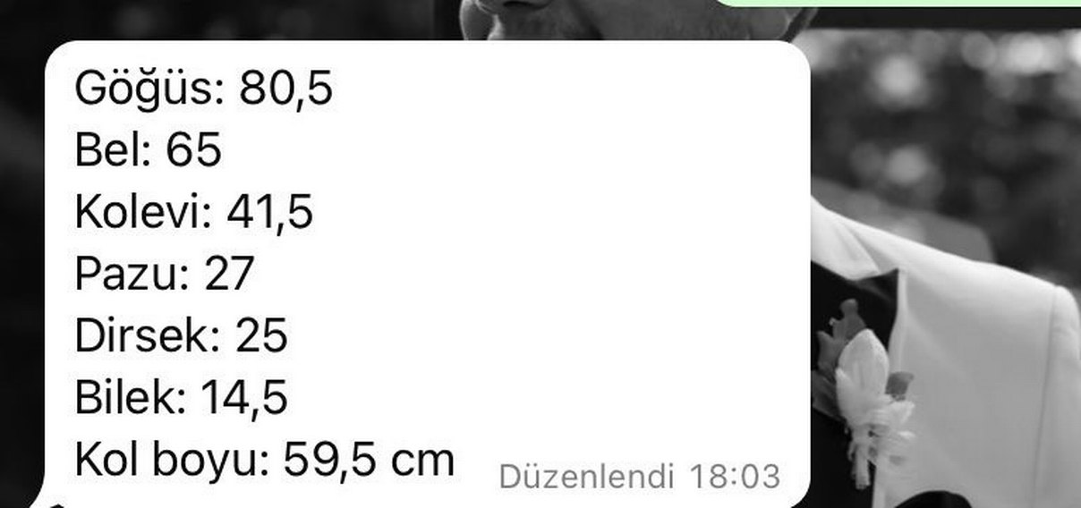 Uzun Kollu Straplez A Kesim Beyaz Gelinlik - Görsel 4