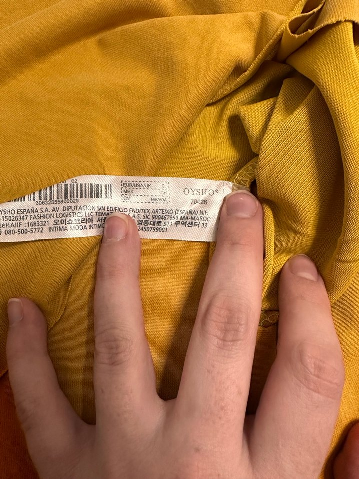 Sarı Kısa Kollu Hamile Tişörtü - Görsel 3