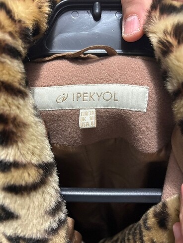 Camel leoparlı kaban