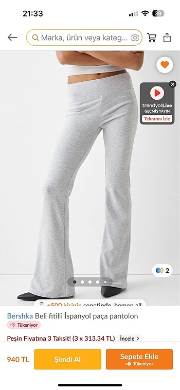 Bershka pantolon