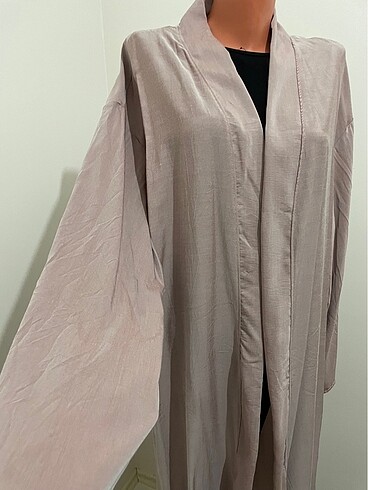 Diğer Pamuklu kimono pareo kaftan abaya oversize kesim
