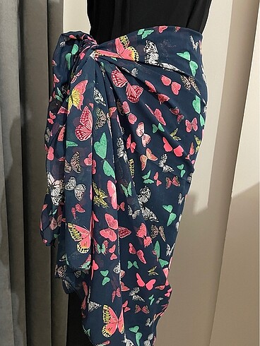 Kelebekli plaj eteği pareo sarong etek