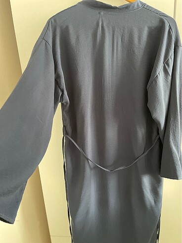 diğer Beden lacivert Renk Uzun tam boy pamuklu kimono kimona kaftan abaya pareo 34 36 38 4