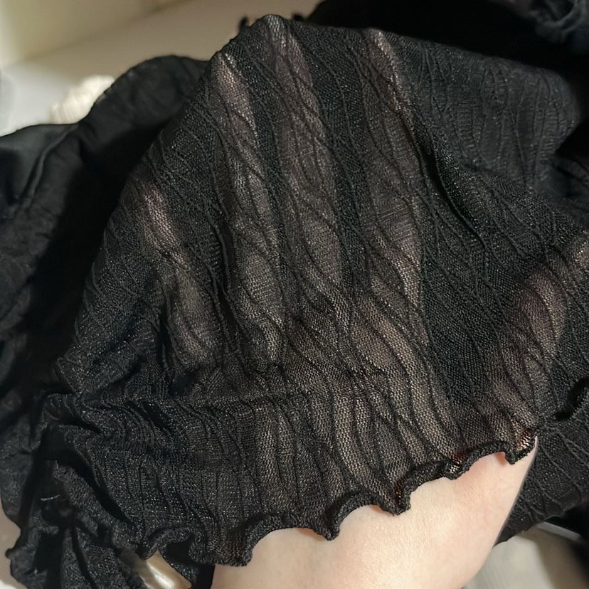 shein madonna yaka crop - Görsel 3